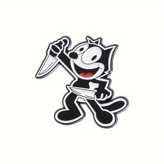 Vintage Style Felix the Cat Inspired Alloy Pin