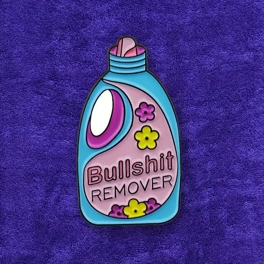 Laundry Detergent Shaped Alloy Brooch Pin