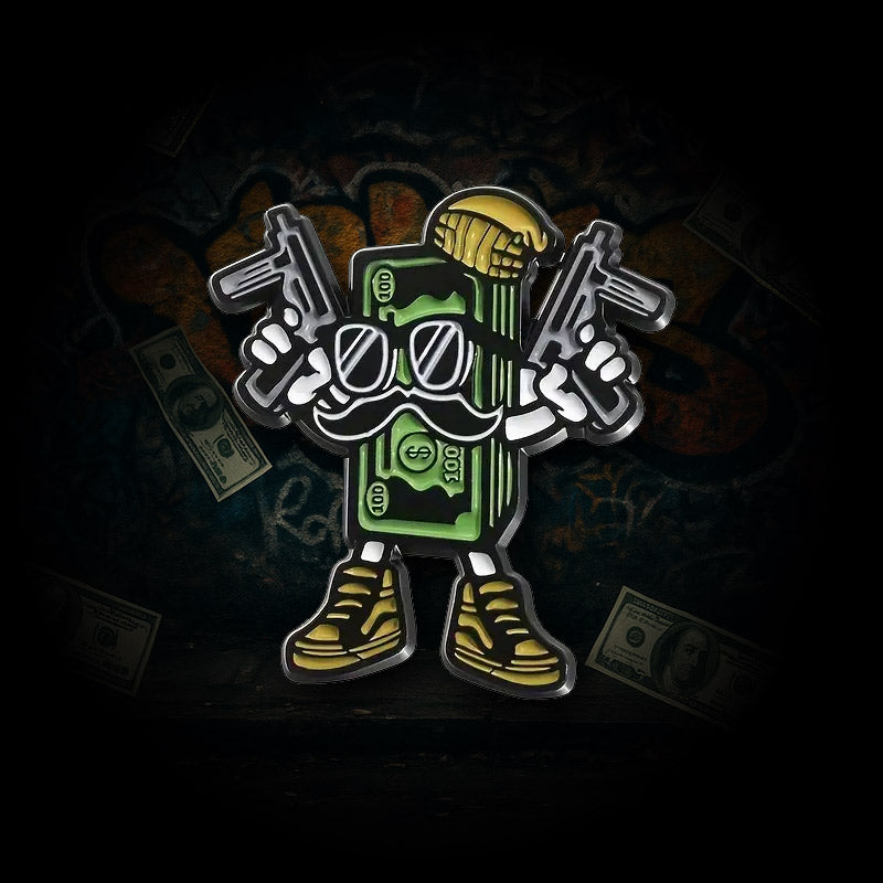 Mr. Hundred Alloy Enamel Pin