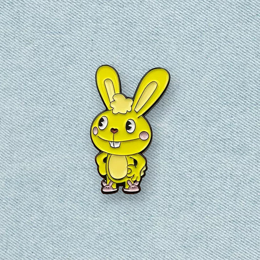 Yellow Rabbit Enamel Pin